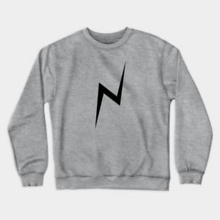 Lightning bolt (black) Crewneck Sweatshirt